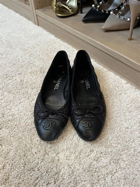 chanel quilted ballet flats sizing|chanel ballet flats price.